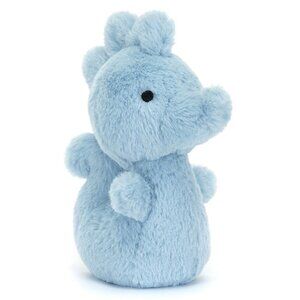 RETIRED Jellycat Fluffy Seahorse F6SH Pastel Blue Small